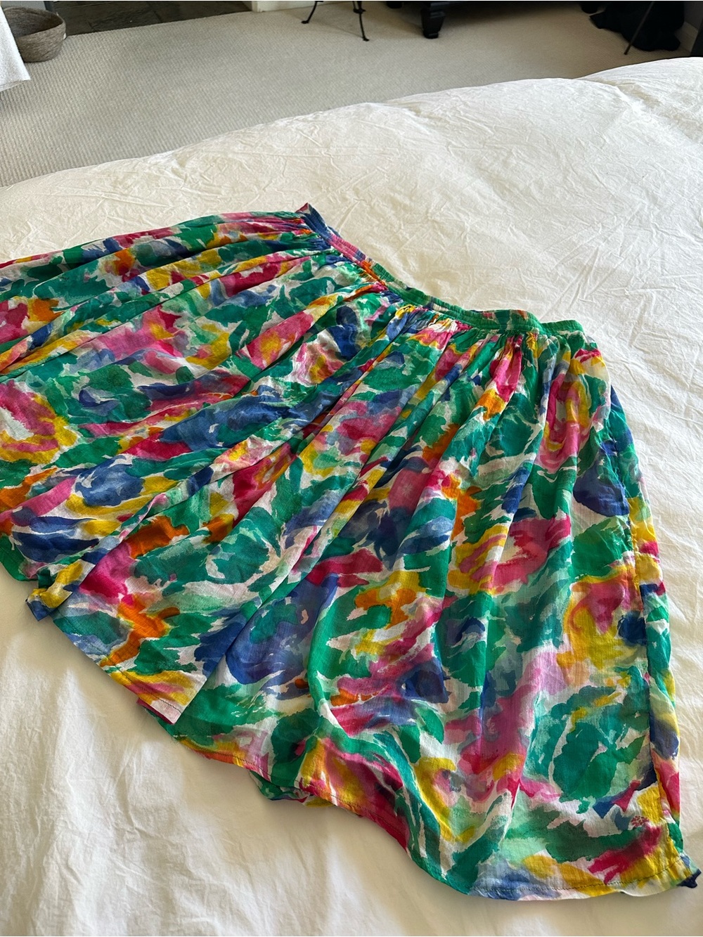 Mixit vibrant sheer skirt, size large - Picture 9 of 11
